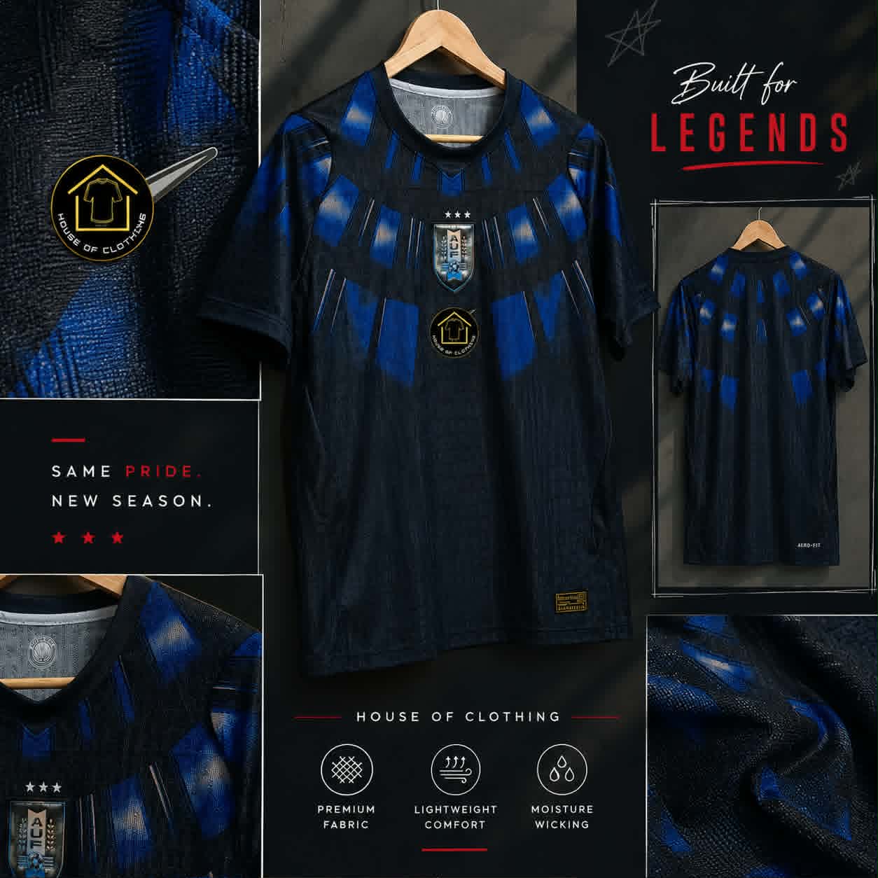 Uruguay away kit campaign poster